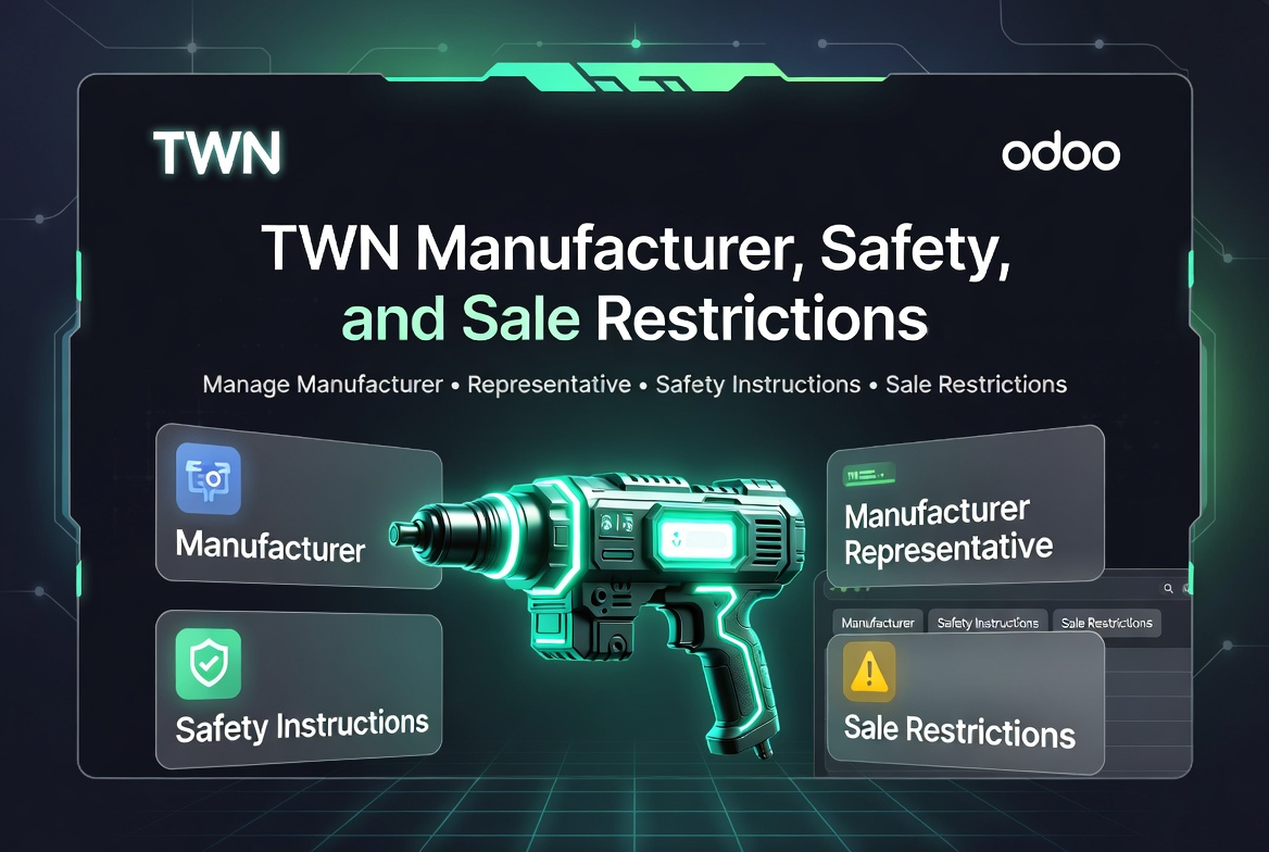 Odoo Manufacturer Representative Safety Restrictions plugin preview